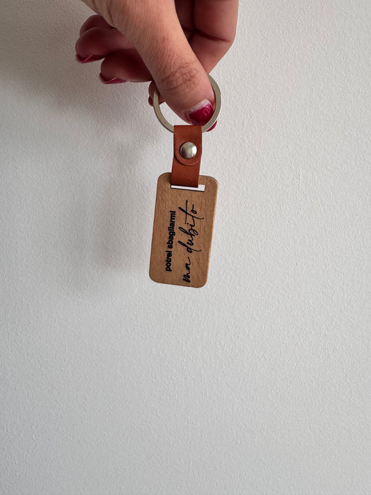 Portachiavi in legno