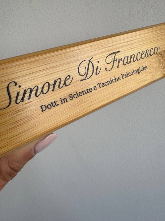 Penna in legno con astuccio