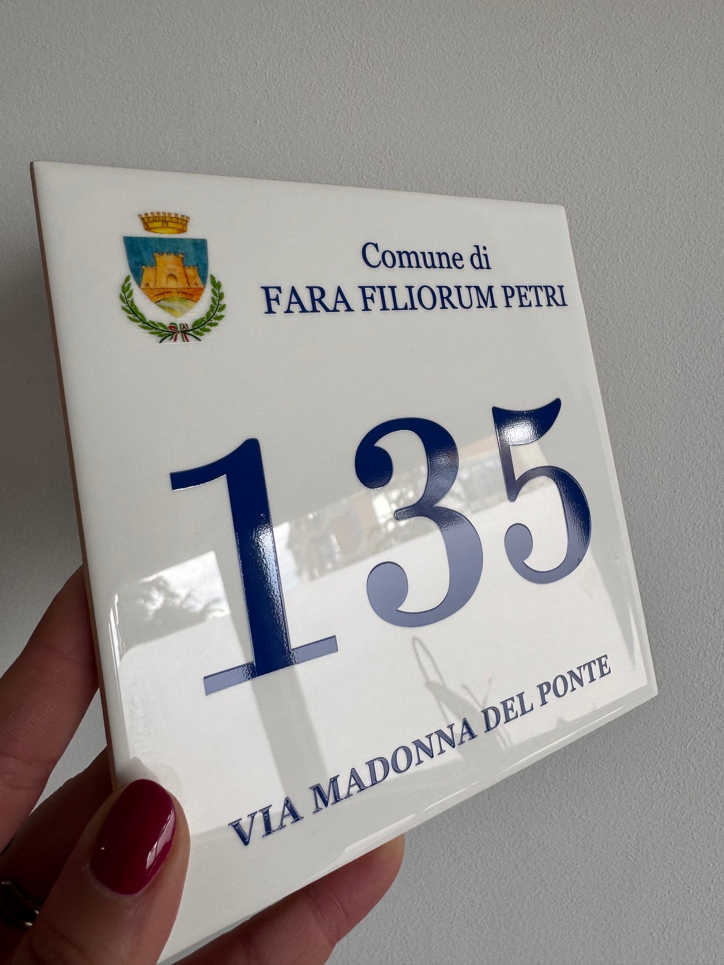 Numero civico personalizzato