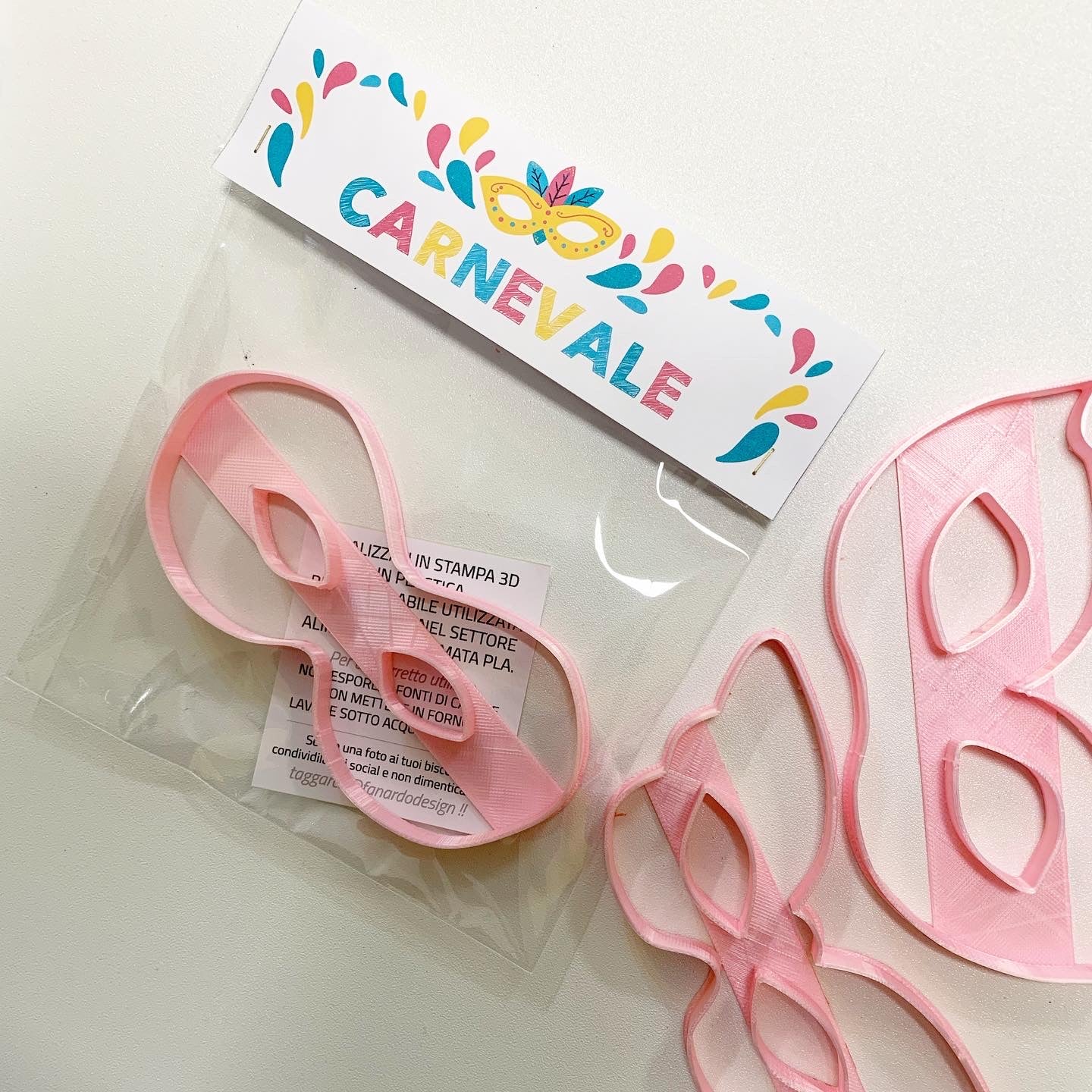 Stampi biscotti di Carnevale