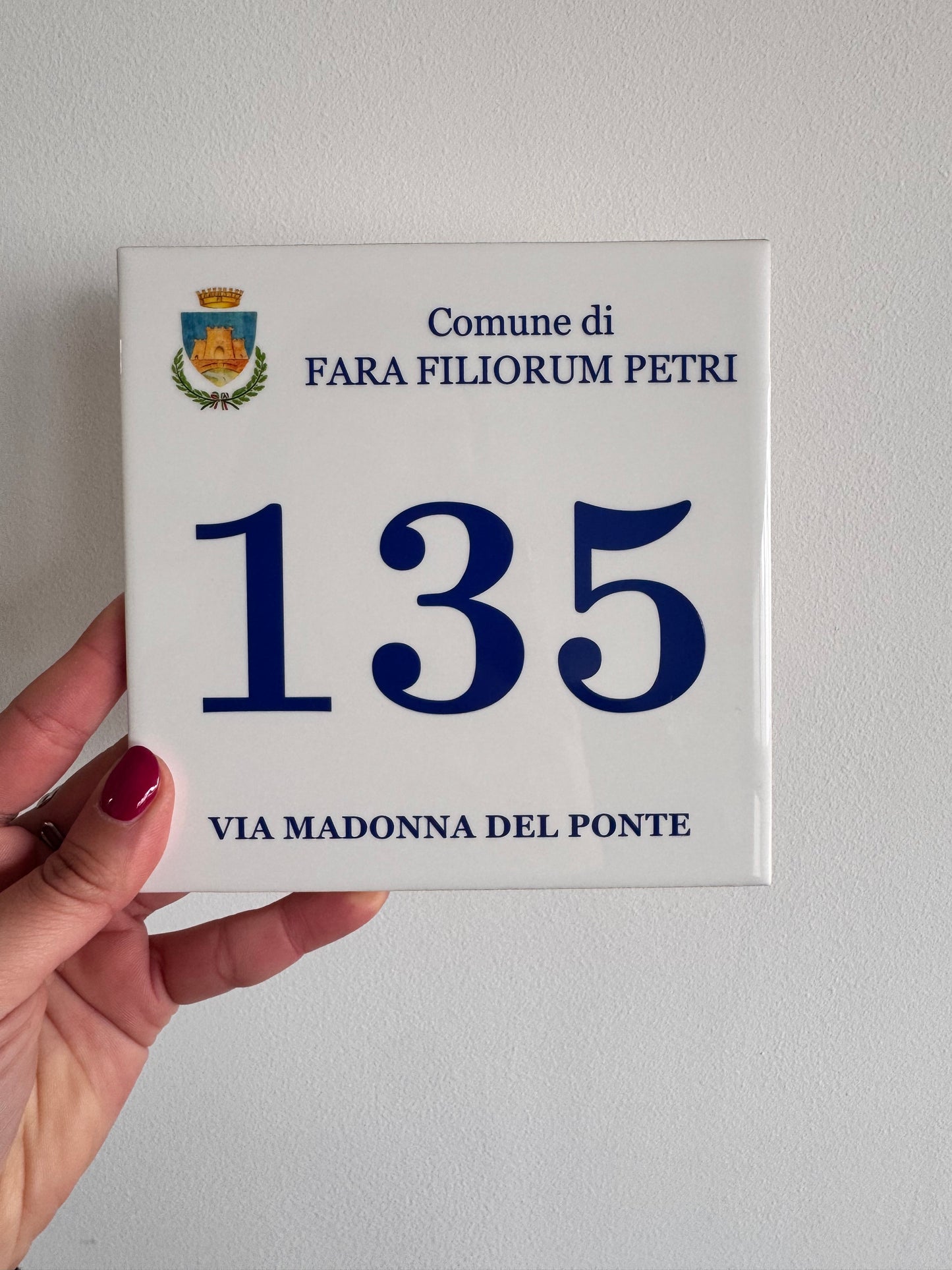 Numero civico personalizzato