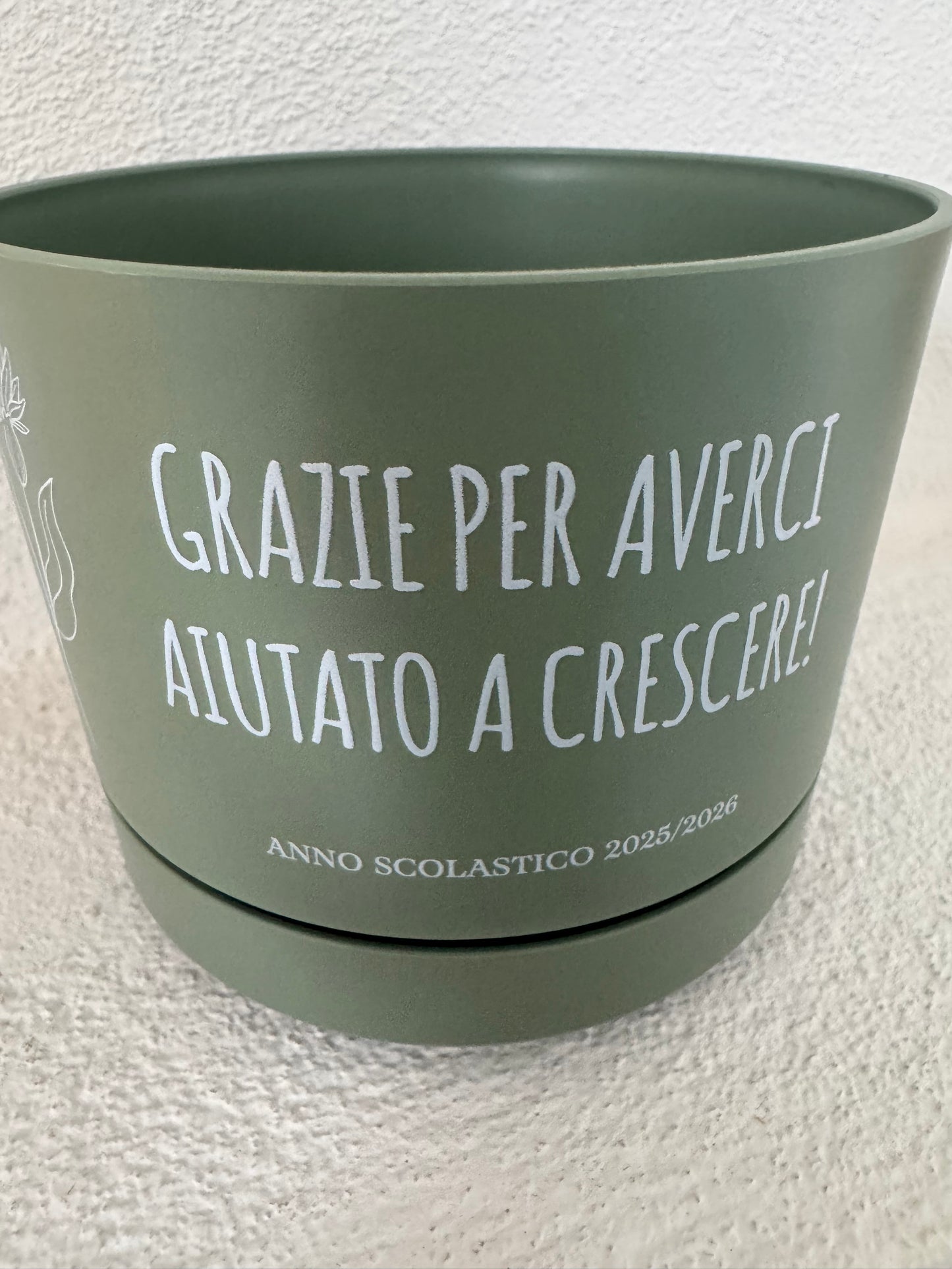 Vaso personalizzato rotondo