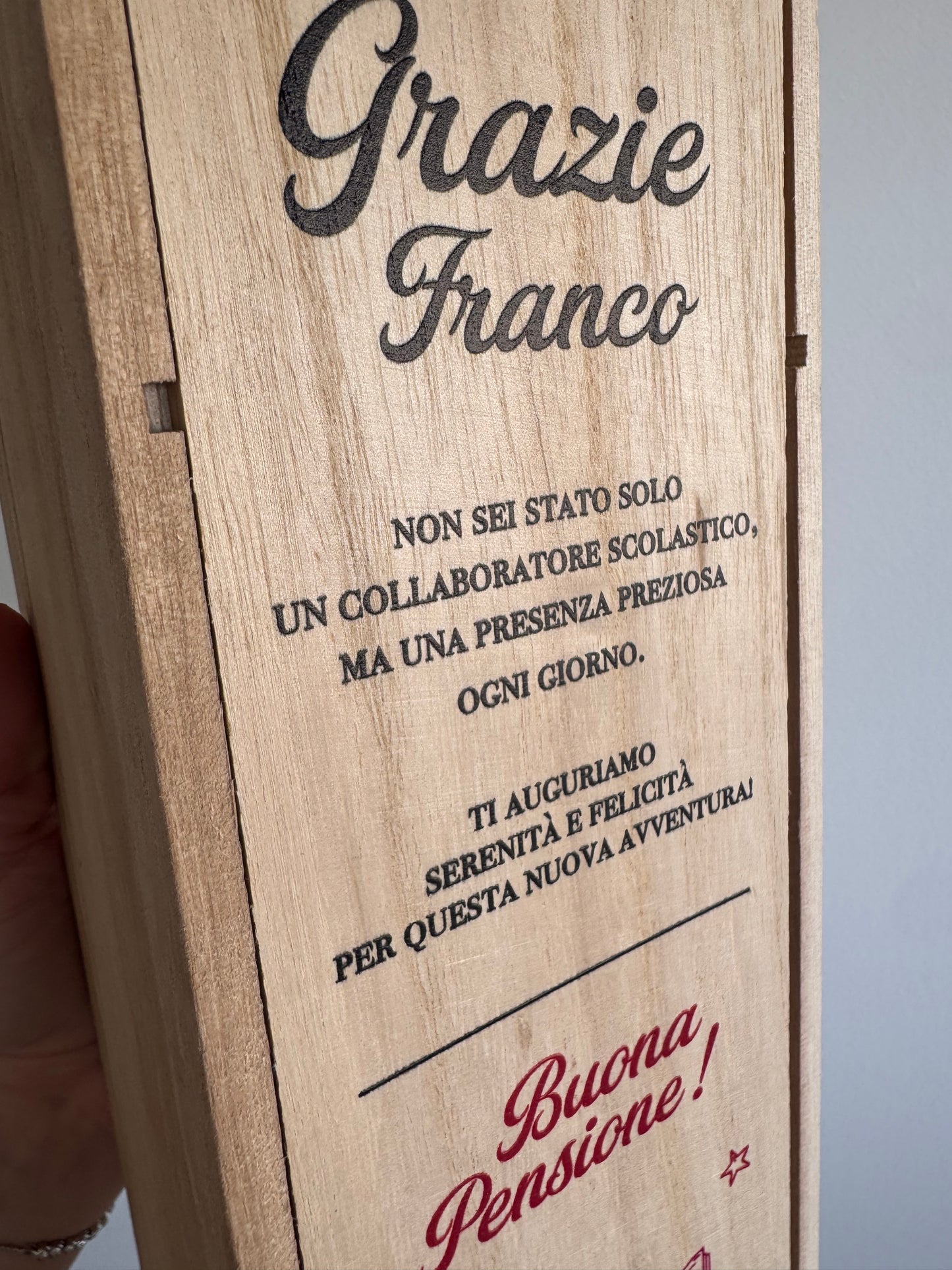 Scatola in legno per Vino