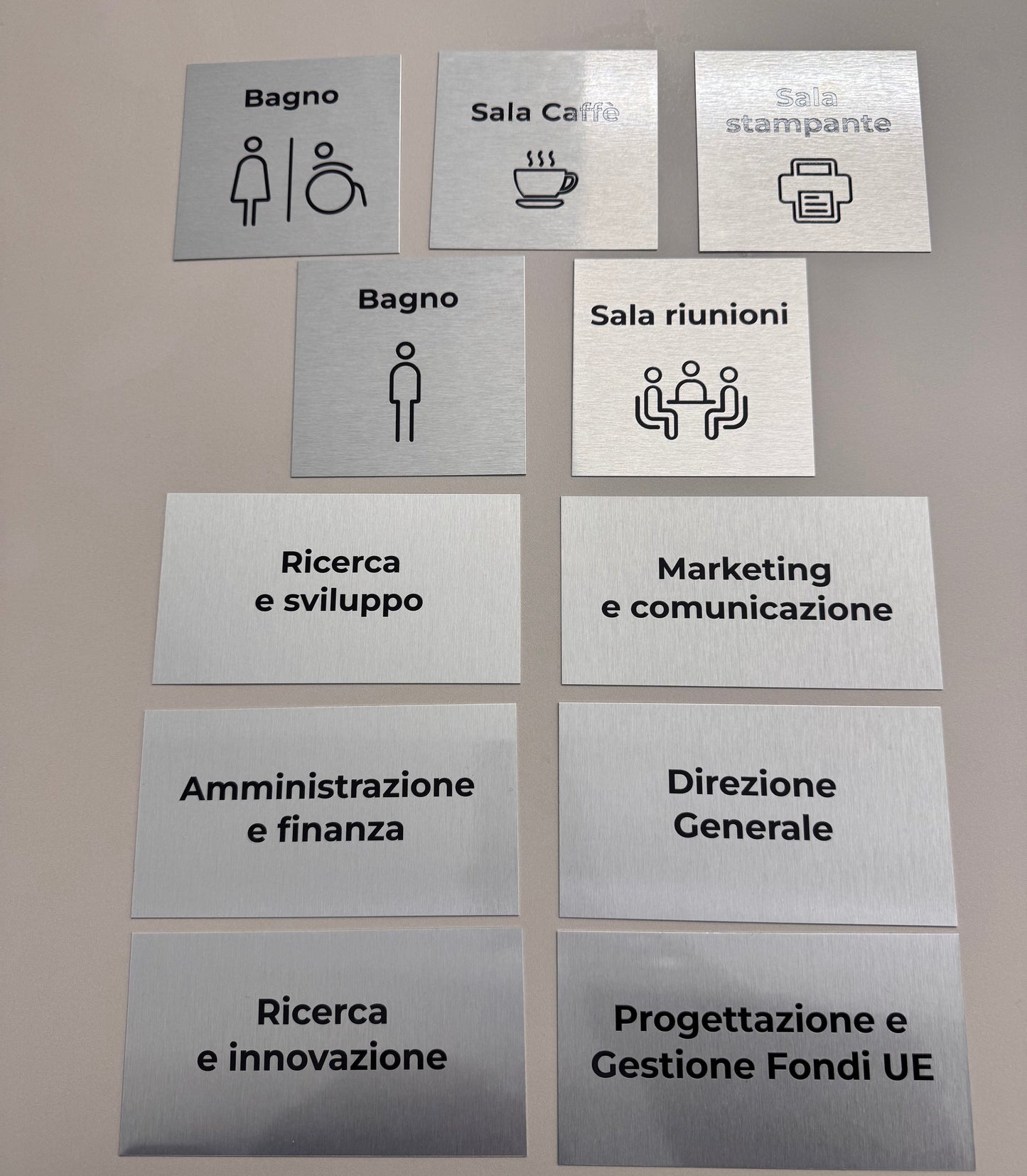 Targhette per Ufficio