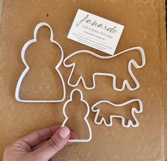 Stampi biscotti Pupa e Cavallo